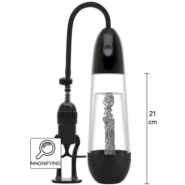 Hidden Desire Fusion X Magnifying Sleeve Penis Pump Black