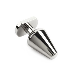 Mr. Steel Heavy Steel Butt Plug Medium Silver 3,8 cm