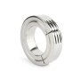 Mr. Steel Hinged Magnetic Cockring 40 mm Silver