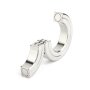 Mr. Steel Hinged Magnetic Cockring 45 mm Silver