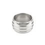 Mr. Steel Oval Barrel C-Ring 45 mm Silver