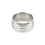 Mr. Steel Oval Barrel C-Ring 55 mm Silver