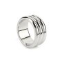 Mr. Steel Elegant Deep C-Ring 45 mm Silver