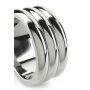 Mr. Steel Elegant Deep C-Ring 45 mm Silver