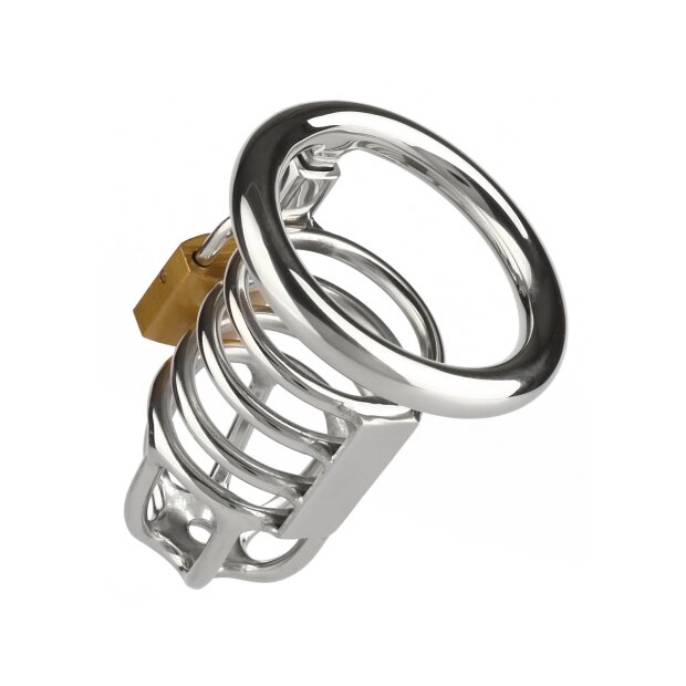 Mr. Steel Master Chastity Cock Cage Silver