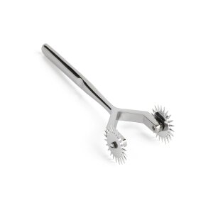 Mr. Steel Twin Wartenberg Pinwheel Silver