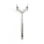Mr. Steel Twin Wartenberg Pinwheel Silver