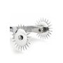 Mr. Steel Twin Wartenberg Pinwheel Silver