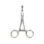 Mr. Steel Cube Tongs V Shape Silver