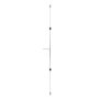 Mr. Steel Long Thai Hooked Pain Stick Silver