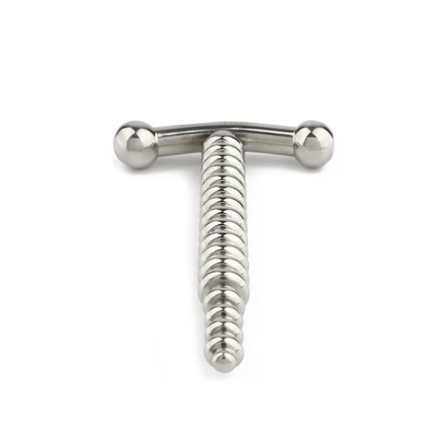 Mr. Steel Screw Driver Penis Plug Silver