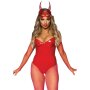 Leg Avenue Lack Boned Bodysuit L
