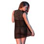 Fly Away Baby Doll & G-String Set Black S/M - XXL