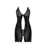 Fly Away Baby Doll & G-String Set Black S/M - XXL