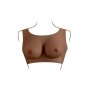 Gender X Realistisches Brustimitat dunkel C - E
