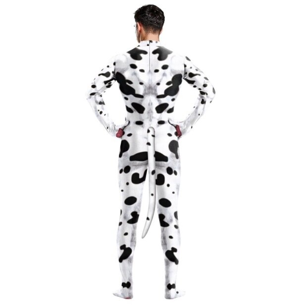 CosplayDogs Dalmatiner-Hund Cosplay-Suit schwarz-weiß S - XL