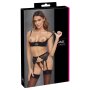 Cottelli Collection Bügelhebe Bh Set mit Zierketten schwarz 75B/S - 85B/L