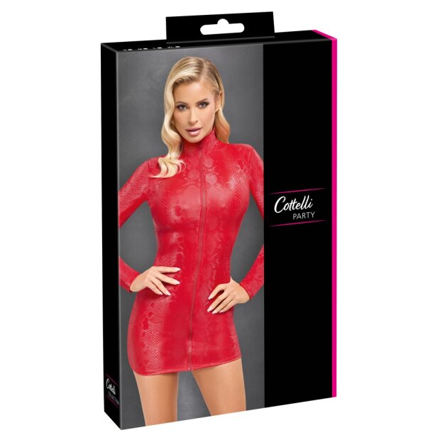 Cottelli Collection Kleid rot S - XL