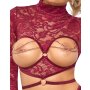 Abierta Fina Top und Rio offen rot S - XL