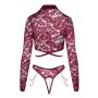 Abierta Fina Top und Rio offen rot S - XL