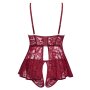 Cottelli Collection Babydoll rot XL - 3XL
