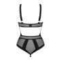 Obsessive Chic Amoria Body mit Ouvert String schwarz XS/S - XL/XXL