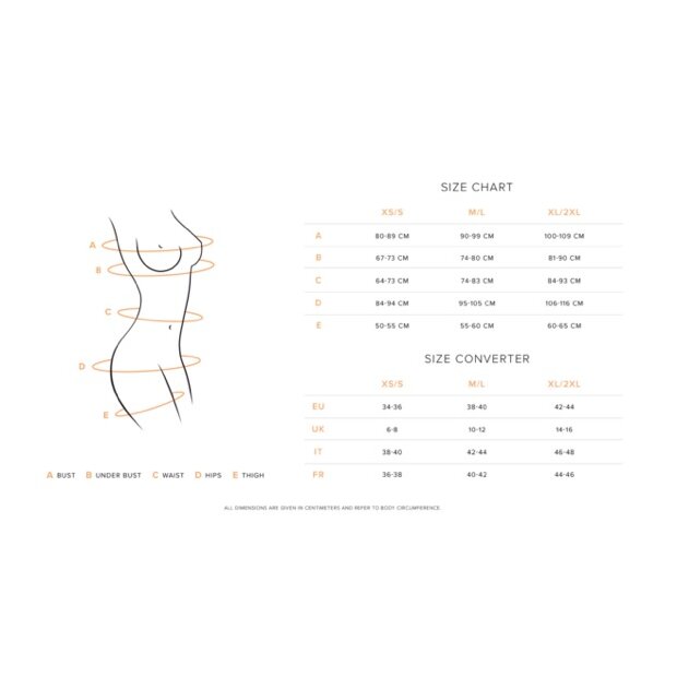 Obsessive Catsuit Black S/M/L - XL/XXL
