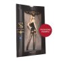 Ballerina - Fantasy Hold Ups - Stockings (20 denier) - Black & Blue - S/M - L/XL