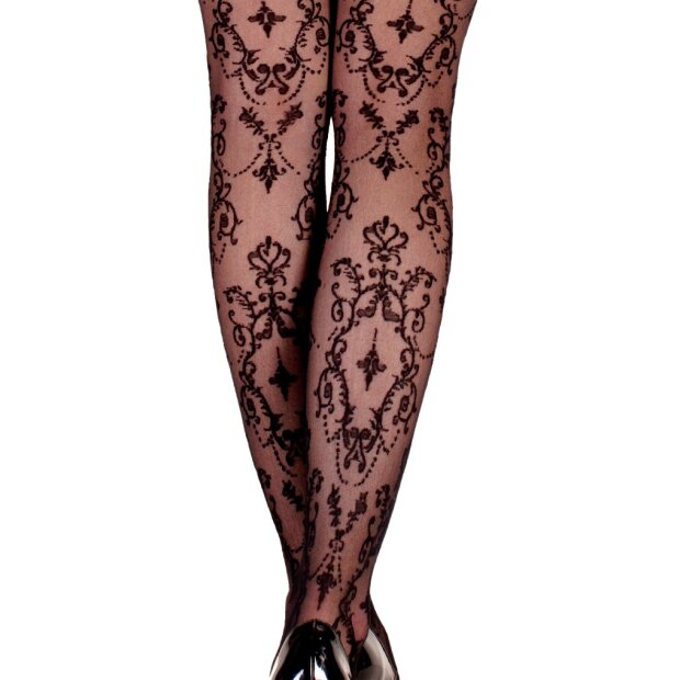 Ballerina - Fantasy Hold-Up - Stockings (20 denier) - Black - S/M - L/XL