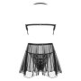 Beauty Night Fashion Dark Mirage chemise & thong black S/M - XXL/3XL