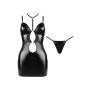Beauty Night Fashion Eclipse dress & thong black S/M - XXL/3XL