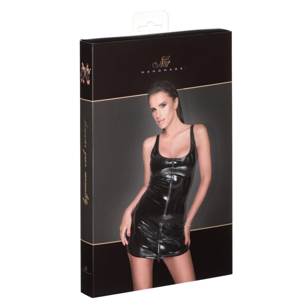 Noir Lack Kleid S - XL