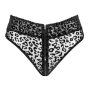 Noir Panty leo S - XL