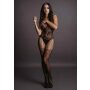 Lace und Fishnet Bodystocking - Black Onesize - Queensize