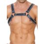 Shots Z-Serie Brustgeschirr schwarz, blau S/M - L/XL