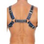 Shots Z-Serie Brustgeschirr schwarz, blau S/M - L/XL