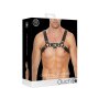Shots Leder Brustgeschirr schwarz S/M - L/XL