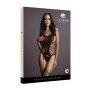 Fence Net Suspender Bodystocking Black Onesize - Queensize