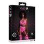 Shots Ouch! UV-Neon Zweiteiler mit Crop Top und Strümpfen pink Onesize - Queensize