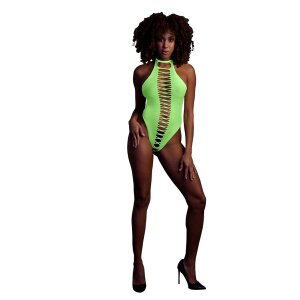 Shots Ouch! UV-Neon Body mit Cut Outs grün Onesize -...