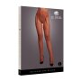 Fishnet and Lace Garterbelt Stockings Red  Onesize - Queensize