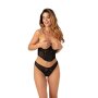 Christine Open cup Corset  & open thong - Tiara S - XL