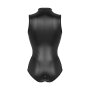 Christine Wetlook 2-way zipper body Xenna - black S - XXL