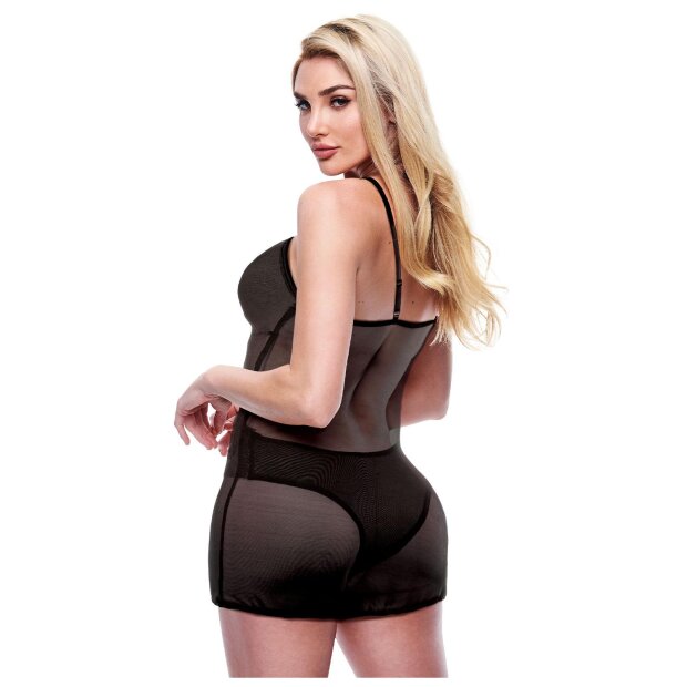 Baci Ensemble 2 pièces Nuisette et Culotte Noir M-L