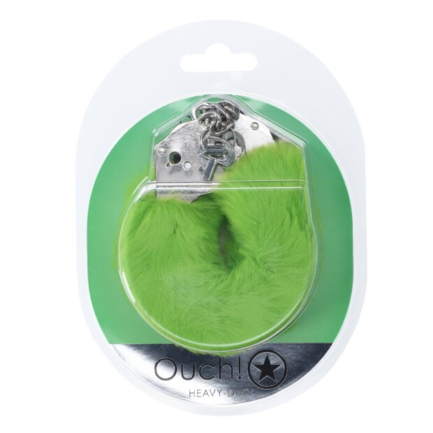 Ouch! Menottes Robustes Et Moelleuses Vert