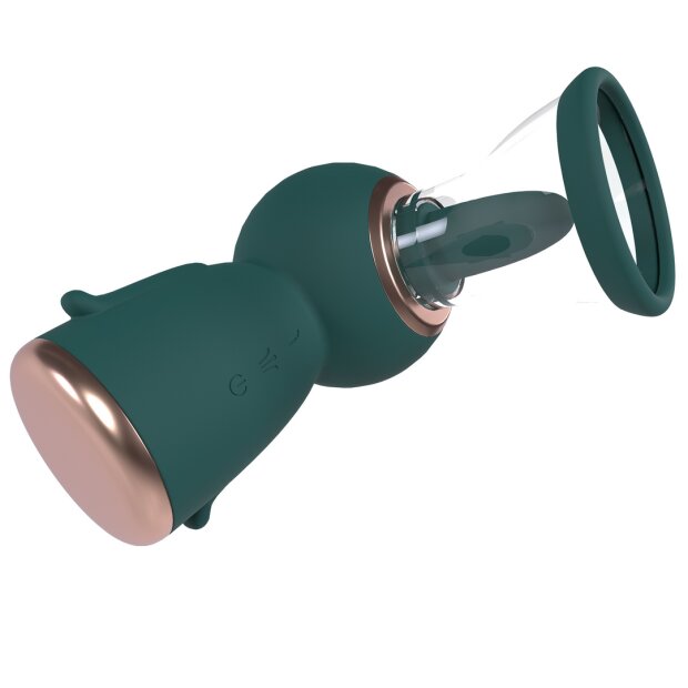 Exquisite Rechargeable Vulva and Breast Pump Forest Green