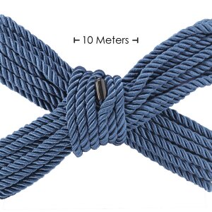 Ouch! Corde De Bondage En Polyester 10 m Bleu Foncé