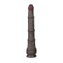 LoveToy Nature Cock Dual Layered Bendable Dildo Schwarz 40,5 cm Ø 5,7 cm