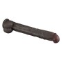 LoveToy Nature Cock Dual Layered Bendable Dildo Black 37.5 cm Ø 6 cm
