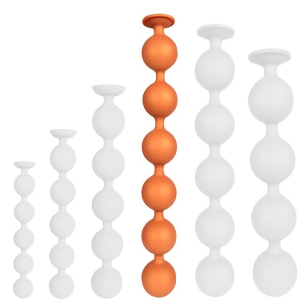 AnalMasterBalls Bulby Butt XL anal balls 50 x 6.7 cm Orange